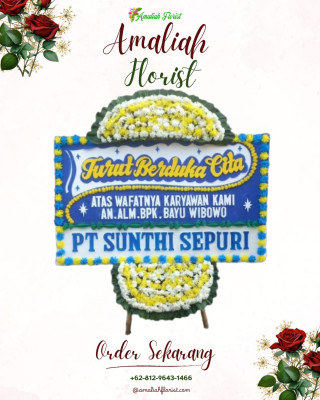 Papan Bunga Duka di Hariang