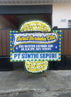 Papan Bunga Duka di Hariang